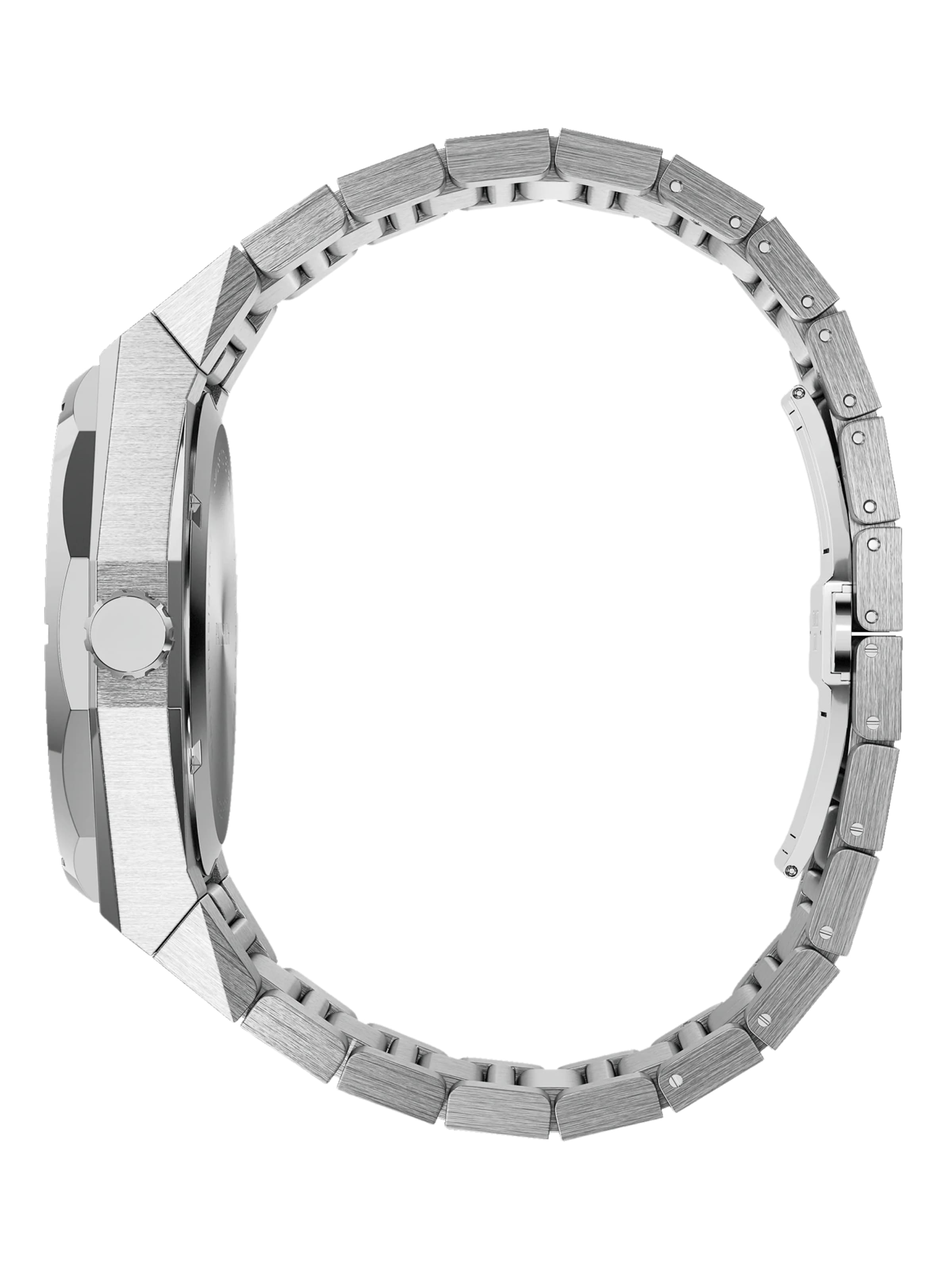 S&T Design Analog Watch 'TIME SPACE ARABIC' in Silver