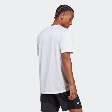 T-Shirt fonctionnel 'Club' ADIDAS PERFORMANCE en blanc