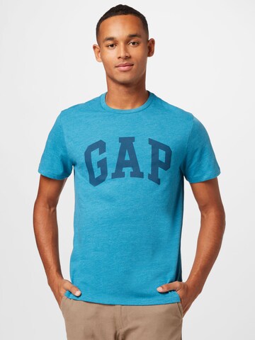 GAP Regular fit Shirt in Blue: front