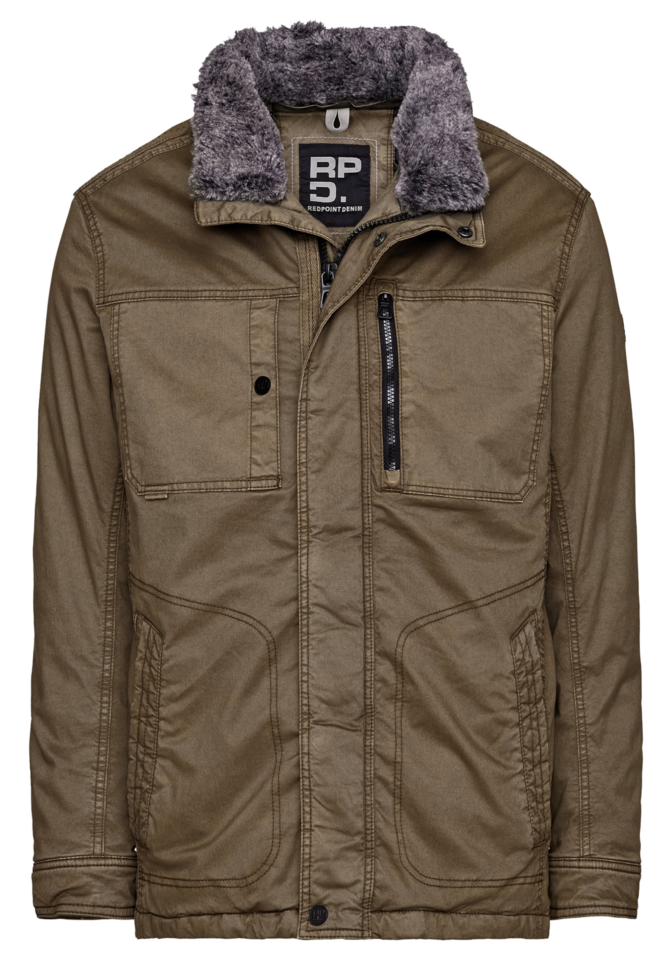 REDPOINT Winter Jacket in Brown: front