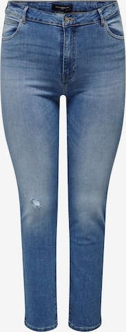 ONLY Carmakoma Regular Jeans in Blauw: voorkant