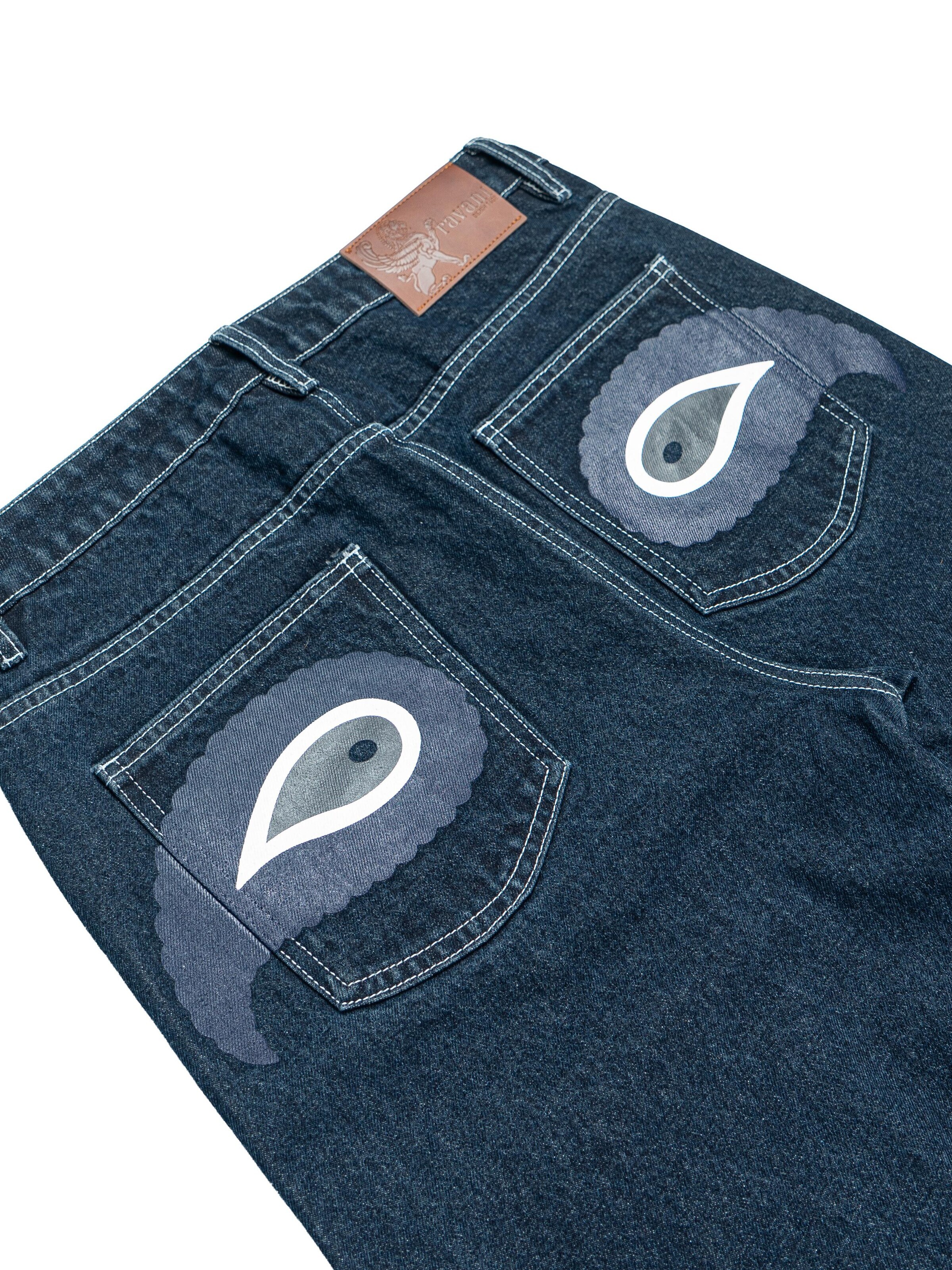 RVNI Berlin Baggy Jeans in Blue