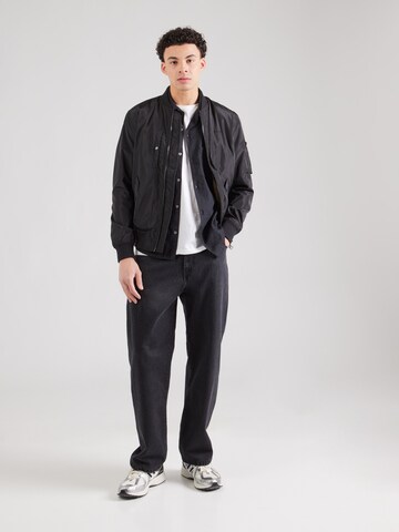 Veste mi-saison Schott NYC en noir