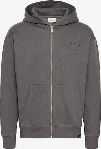 Veste de survêtement 'SDHenne' !Solid en gris : devant