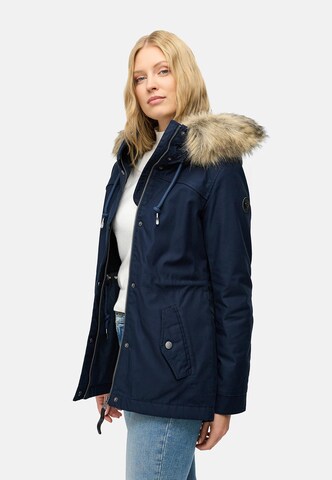 Parka invernale 'Tawny Short' di Ragwear in blu