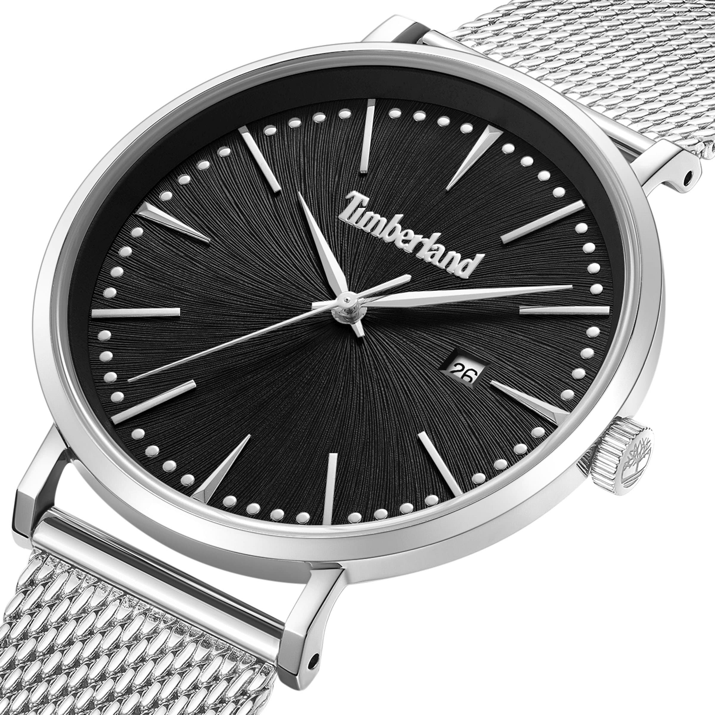 TIMBERLAND Analoog horloge 'Ripton' in Zilver