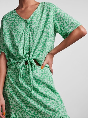 PIECES Blouse 'Nya' in Green