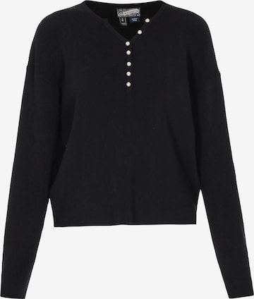 Pull-over DreiMaster Vintage en noir : devant