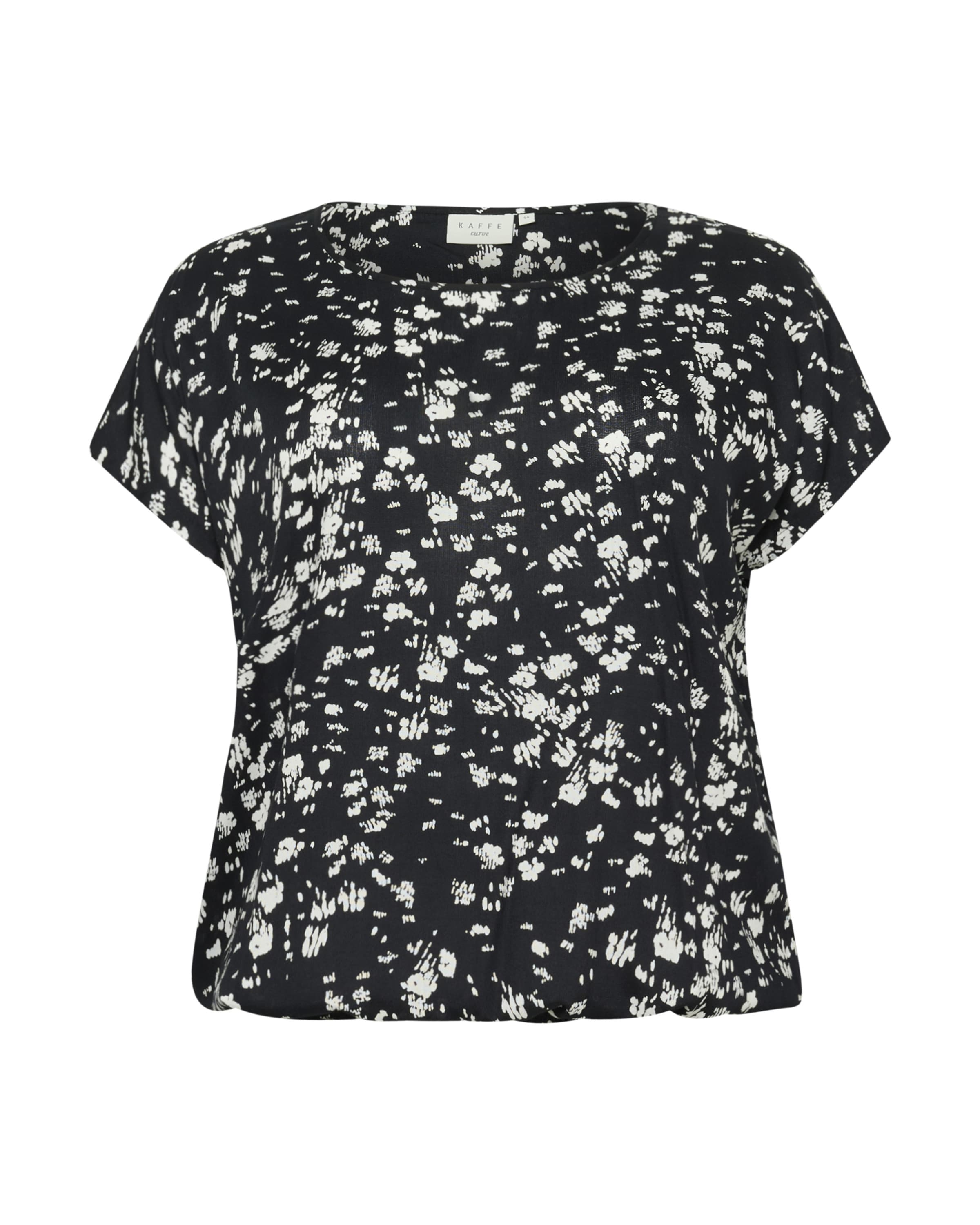KAFFE CURVE Μπλούζα 'Bella' σε μαύρο: μπροστά