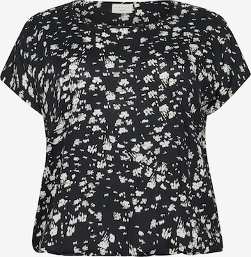 KAFFE CURVEBluza 'Bella' - crna boja: prednji dio