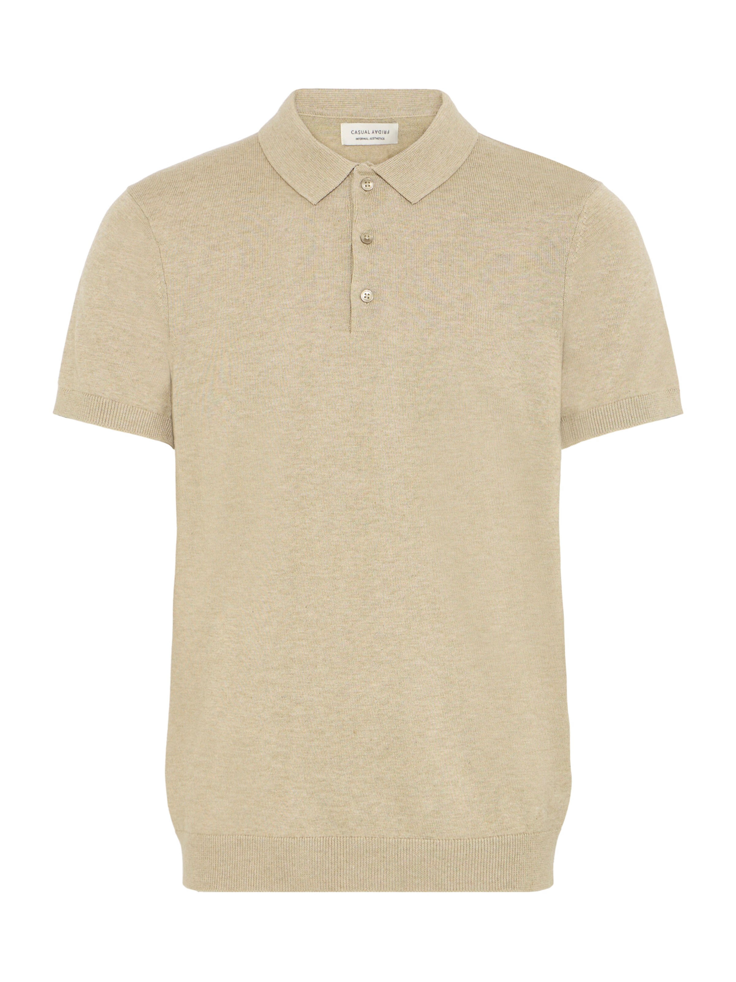 Casual Friday Μπλουζάκι 'CFBELLS' σε μπεζ: μπροστά