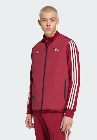 Gilet 'FC Arsenal Terrace Icons' ADIDAS ORIGINALS en rouge : devant