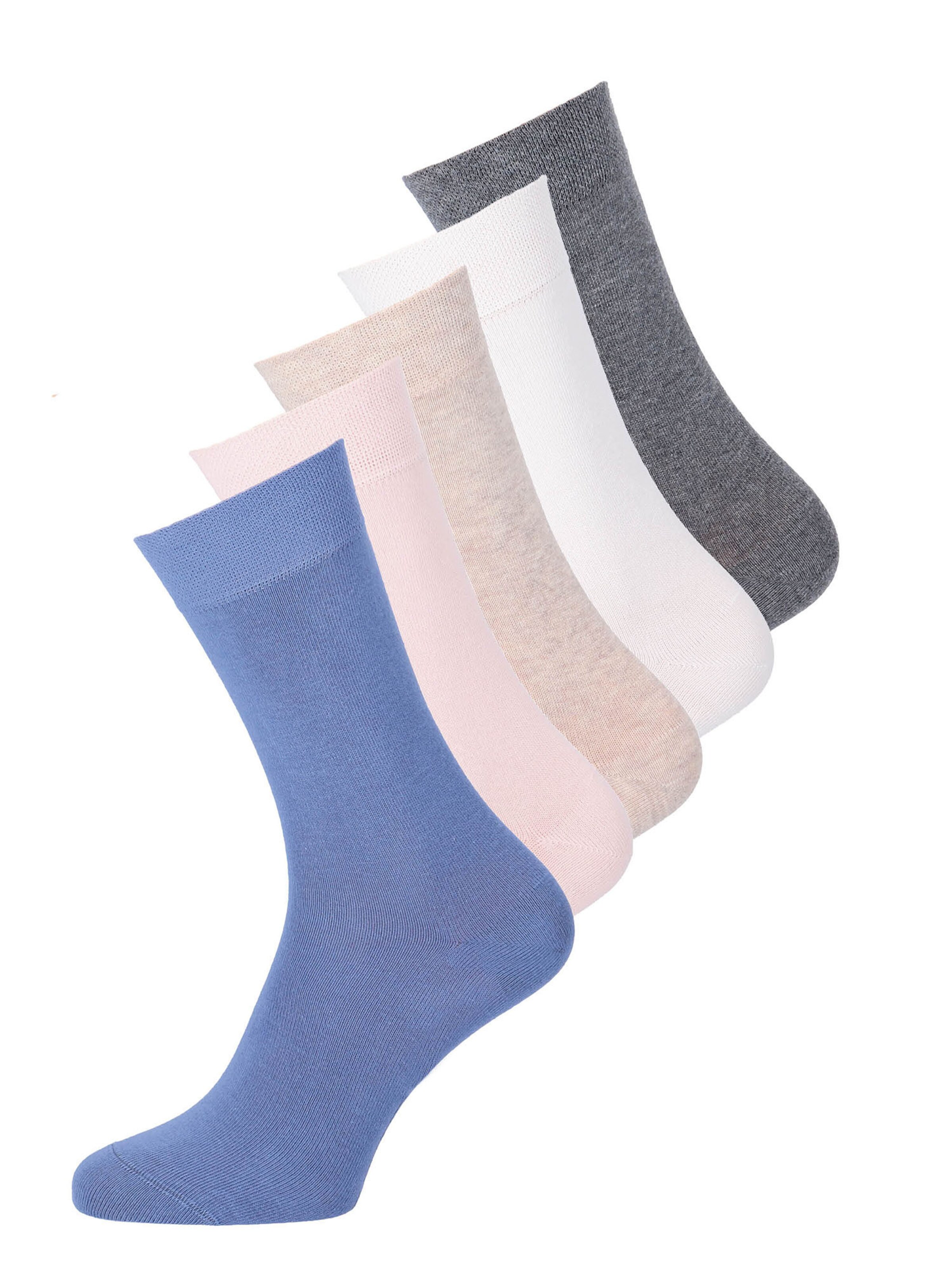 Wilox Socks in Beige: front