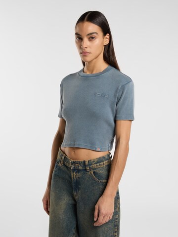T-shirt 'PLENTYWOOD' DICKIES en bleu : devant