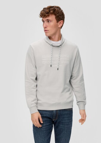 s.Oliver Sweatshirt in Grijs: voorkant