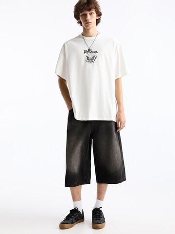 Pull&Bear T-Shirt in Weiß