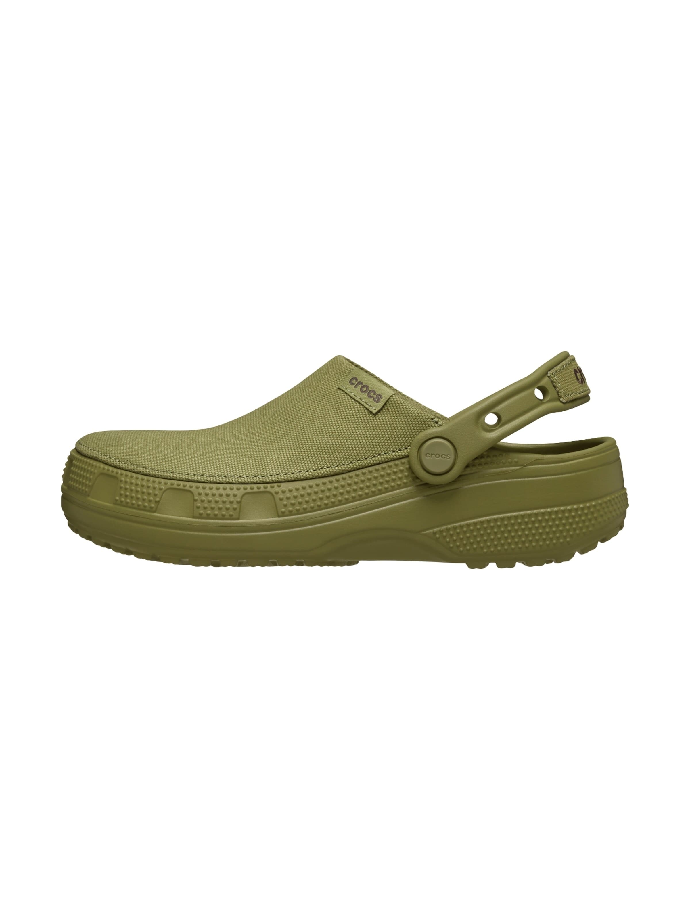 Crocs Chodaki 'Crafted Clog – flacher Clog zum Hineinschlüpfen' w kolorze zielony: przód
