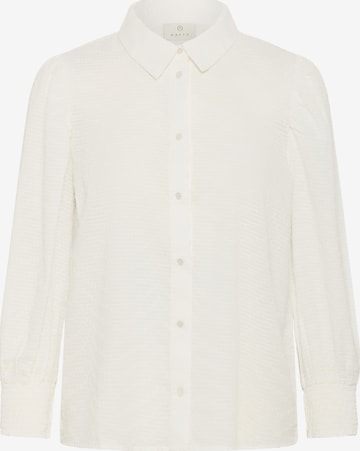 Chemisier 'Penelope' Kaffe en blanc : devant