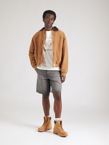 MUSTANG Koszulka 'Austin' w kolorze biały