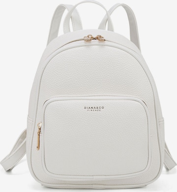 Sac à dos Diana&Co. en blanc : devant