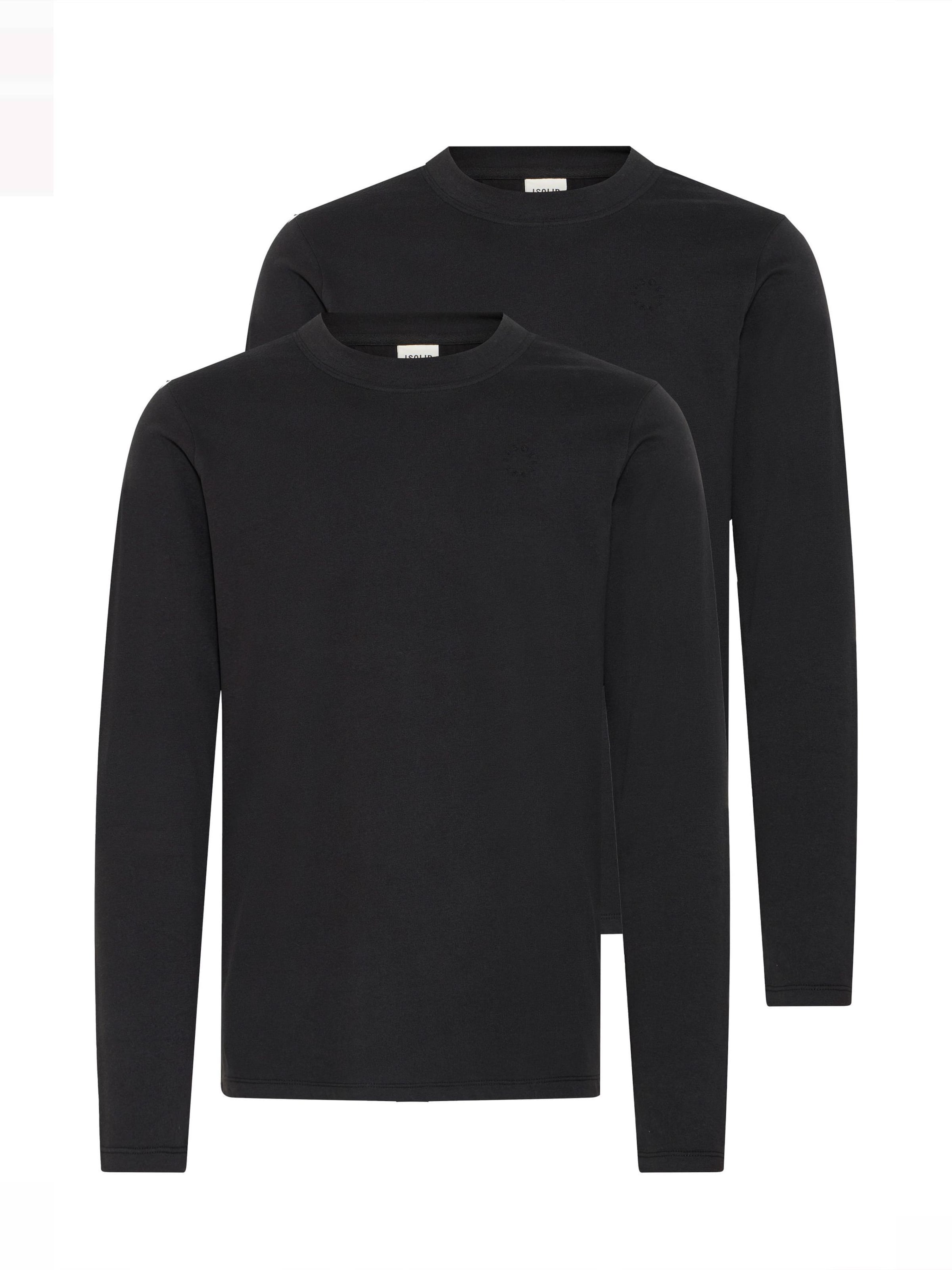 !Solid - Sweatshirt ' SDODATTEN ' em preto: frente