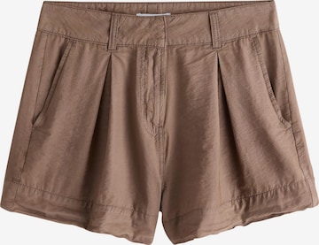 NextLoosefit Chino hlače - smeđa boja: prednji dio