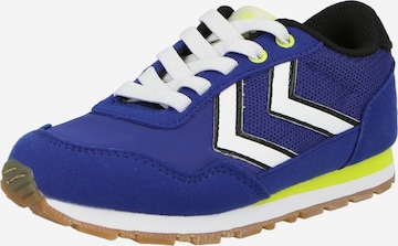 Hummel - Zapatillas deportivas en azul: frente