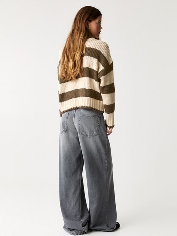 Pull-over Pull&Bear en beige