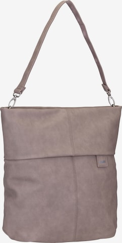 ZWEI Shoulder Bag ' Mademoiselle M140 ' in Beige: front