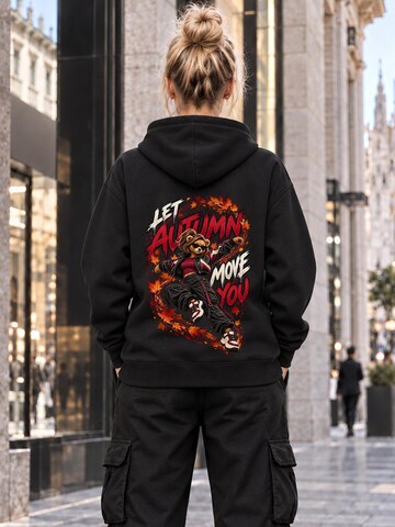 LUNØIR StudioSweater majica 'BOSS Femme Autumn Together' - crna boja