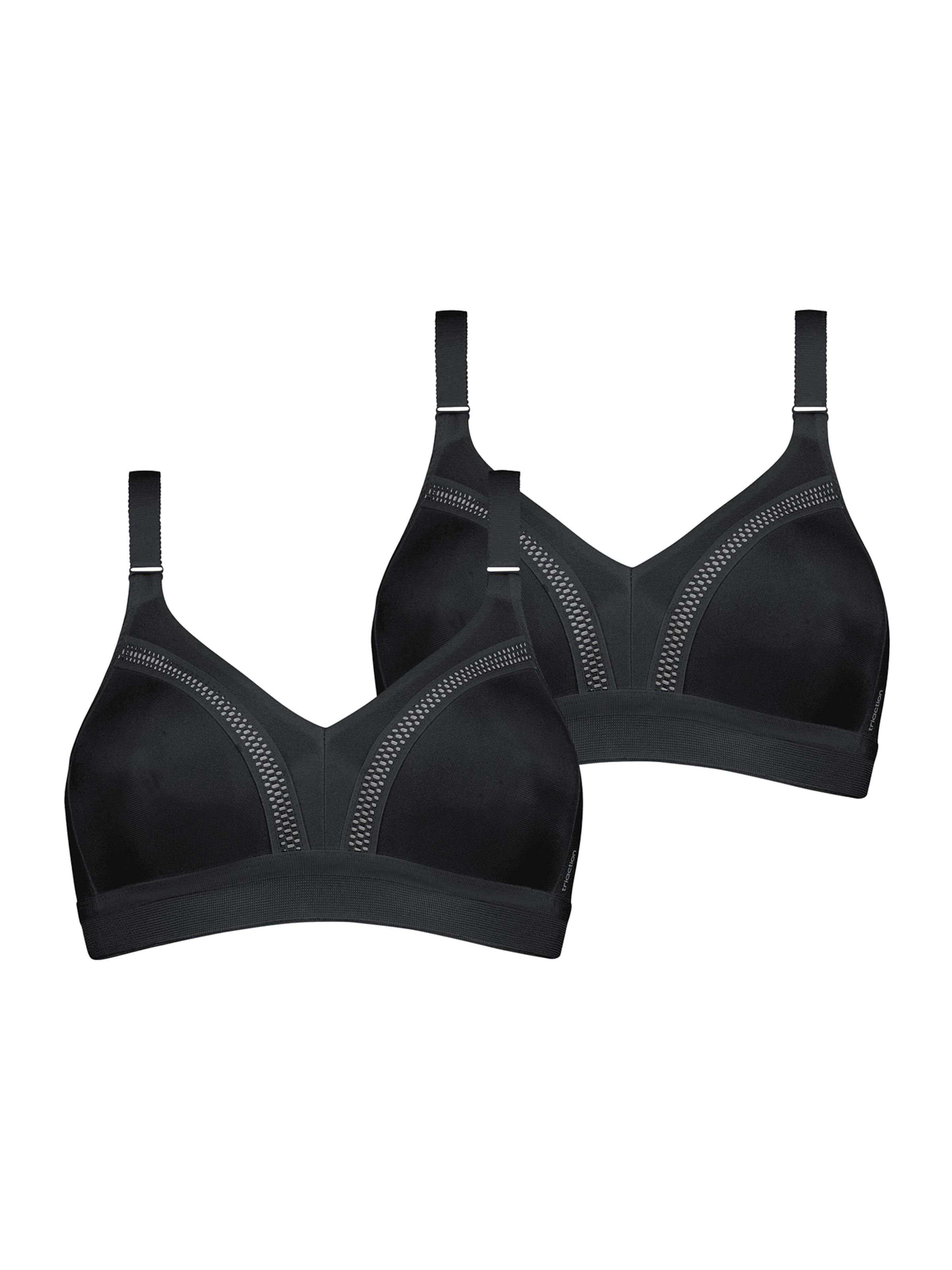 TRIUMPH Sports bra ' Triaction Workout ' in Black: front