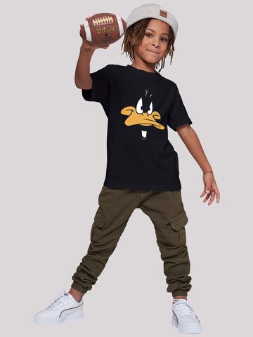 F4NT4STIC Shirt 'Looney Tunes Daffy Duck' in Zwart