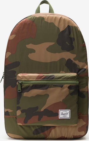 Herschel Backpack 'Packable' in Green: front