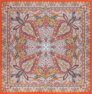 Foulard ' FLOURISHING PAISLEY ' di Roeckl in giallo: frontale