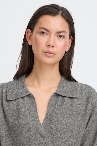 ICHI Pullover 'IHMACON LS9' in Grau