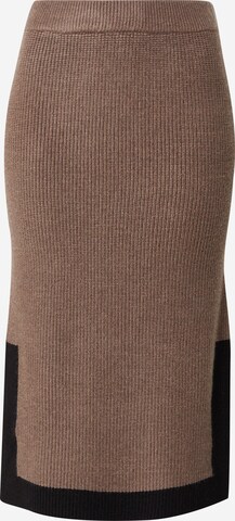 Lindex Skirt in Brown: front