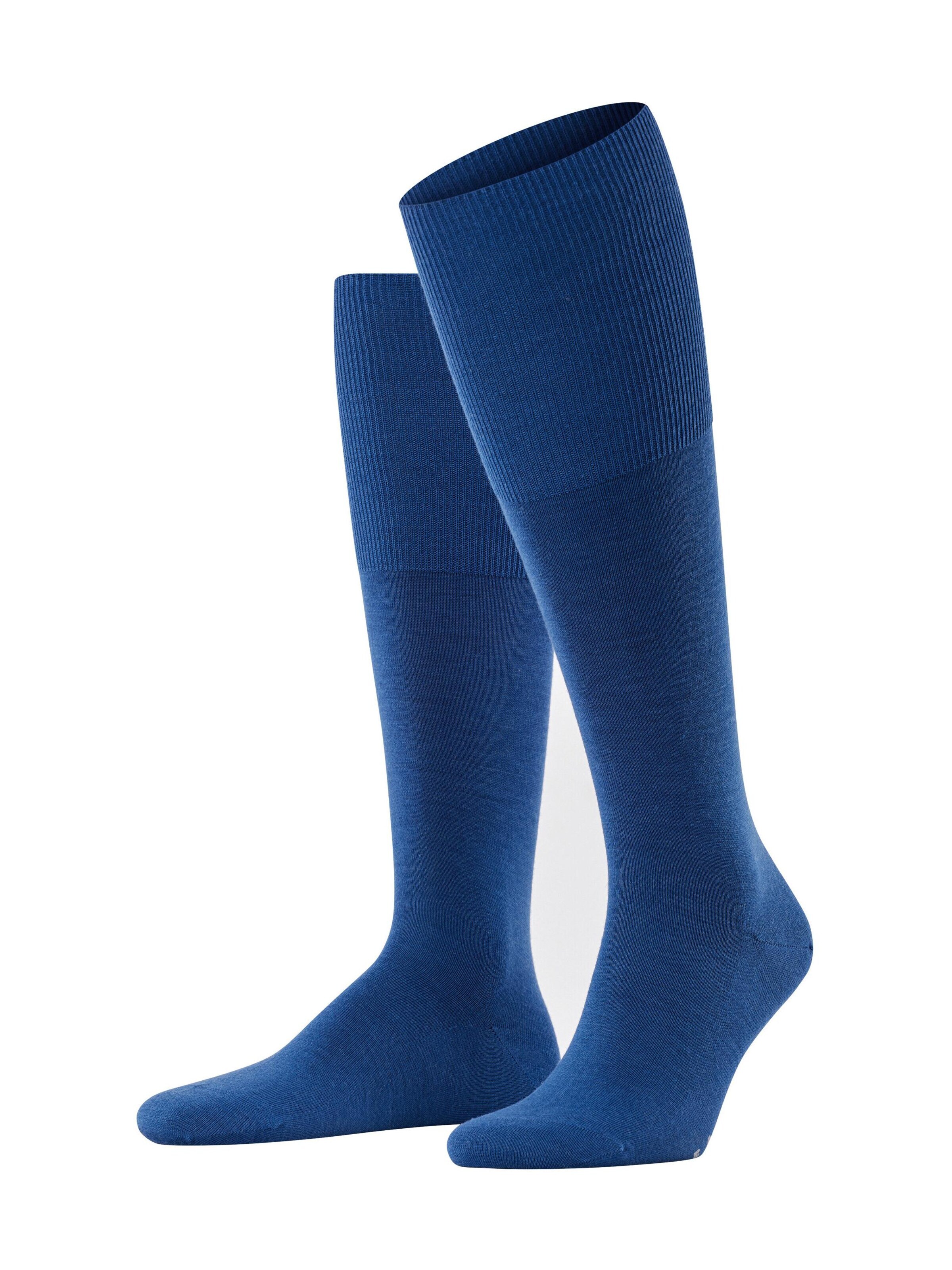 FALKE Knee socks 'Airport' in Blue: front