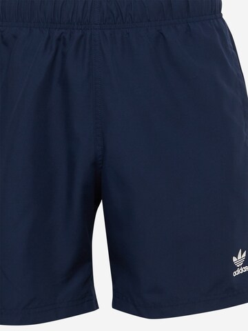ADIDAS ORIGINALS Kratke kopalne hlače 'Adicolor Essentials Trefoil' | modra barva