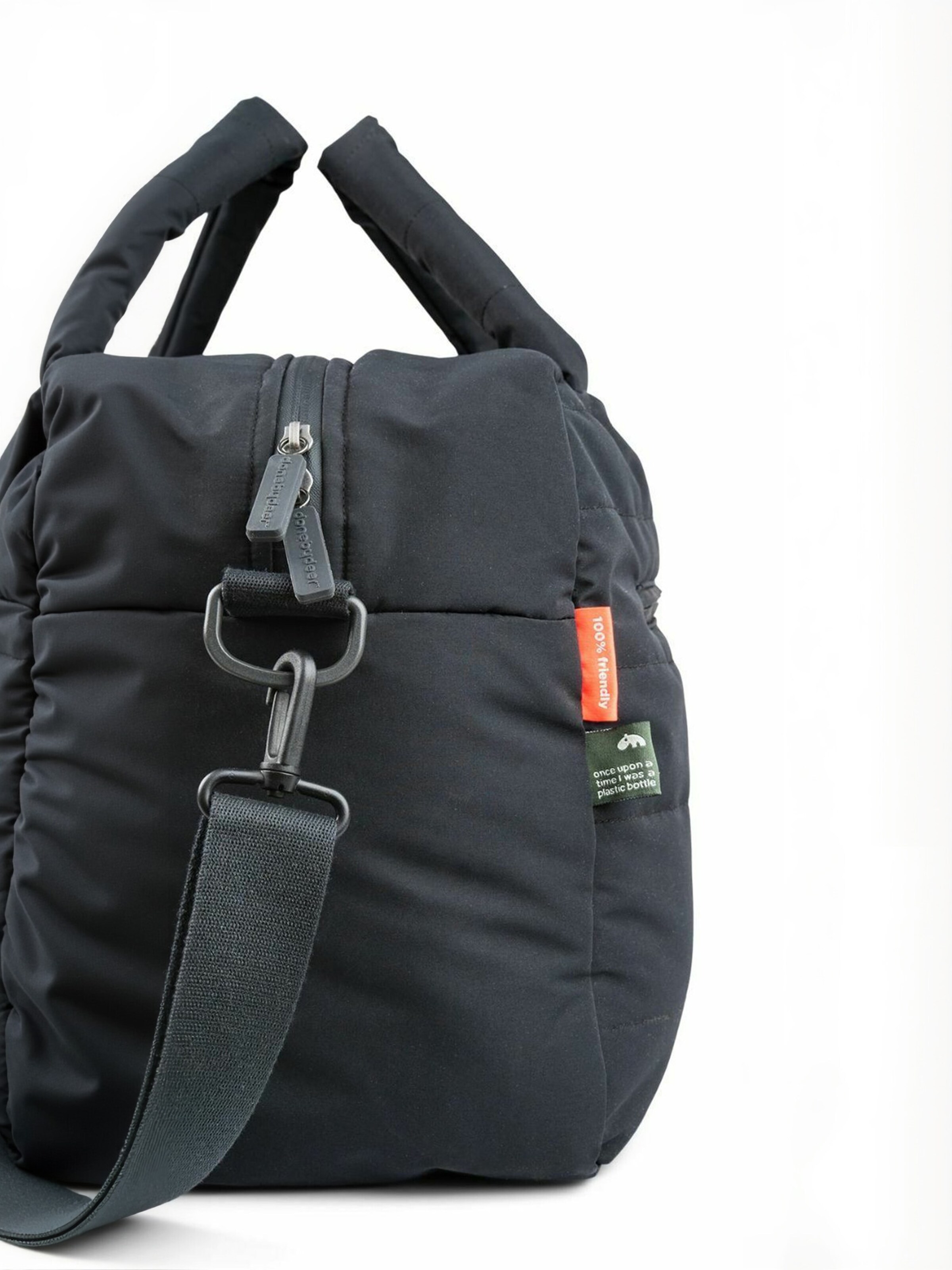 Done by Deer - Mala ' Quilted ' em preto: lateral