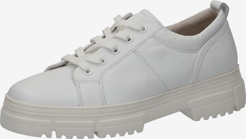 CAPRICE Lace-Up Shoes in White: front