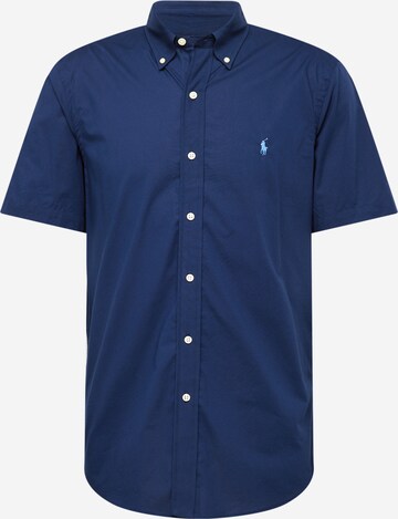 Polo Ralph Lauren Средняя посадка Рубашка в Синий: спереди