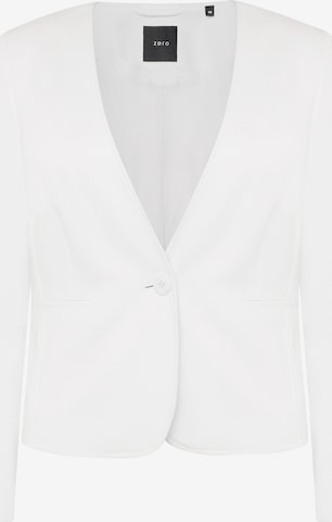 Blazer di zero in bianco: frontale