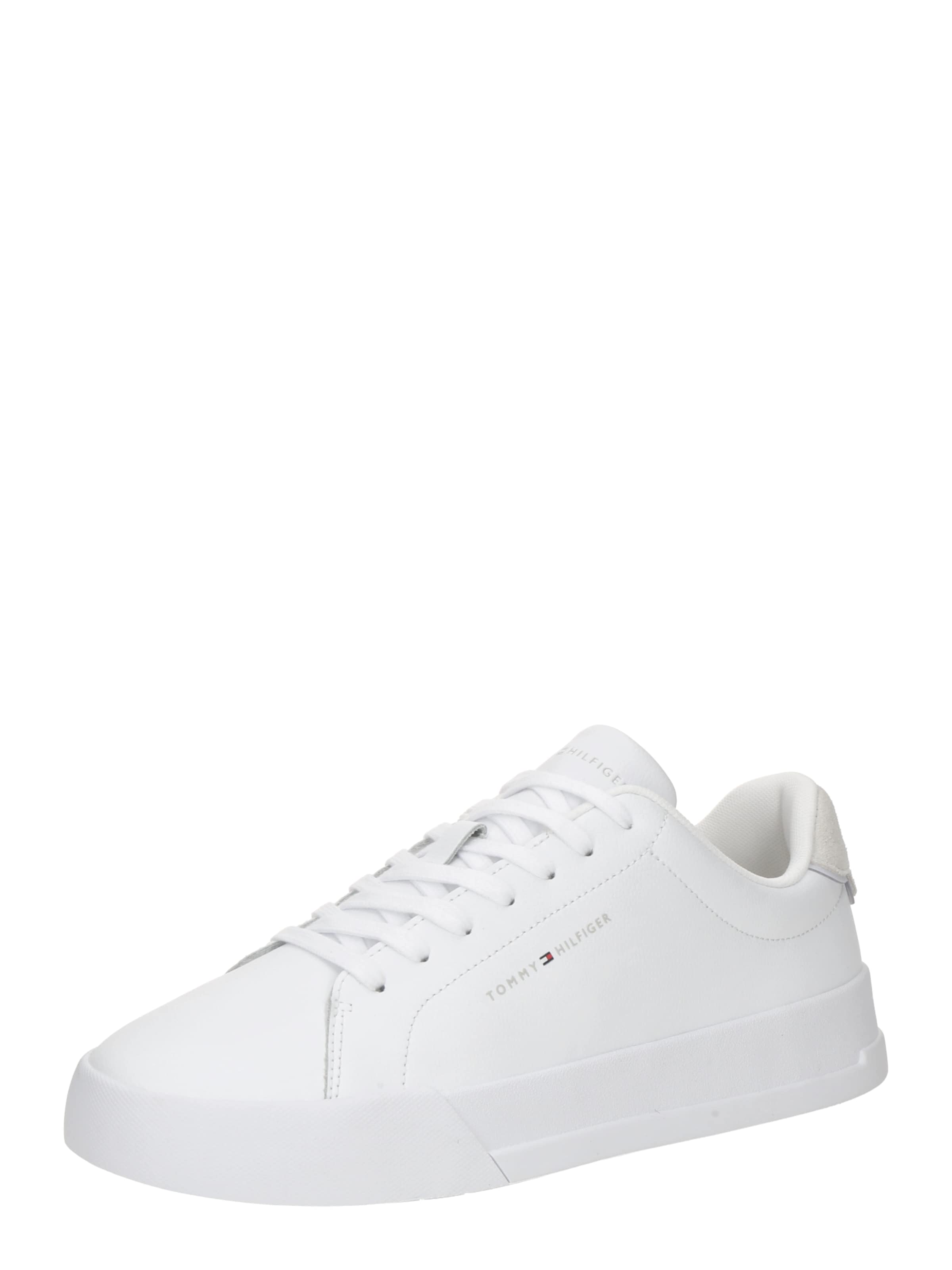 TOMMY HILFIGER - Sapatilhas baixas 'COURT CORE' em branco: frente