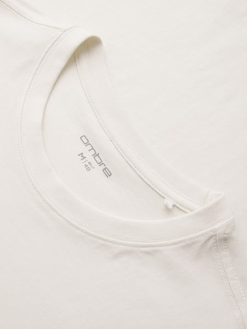 Ombre Shirt in Wit