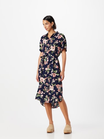 Robe-chemise 'Bumpy' VERO MODA en bleu : devant