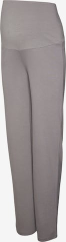Pantalon MAMALICIOUS en gris : devant