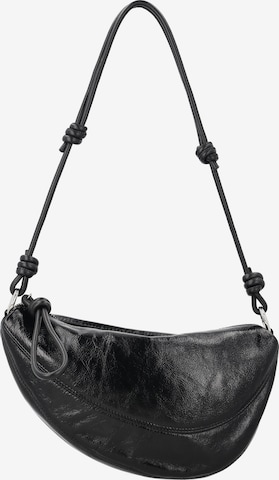 faina - Bolso de hombro en negro: frente
