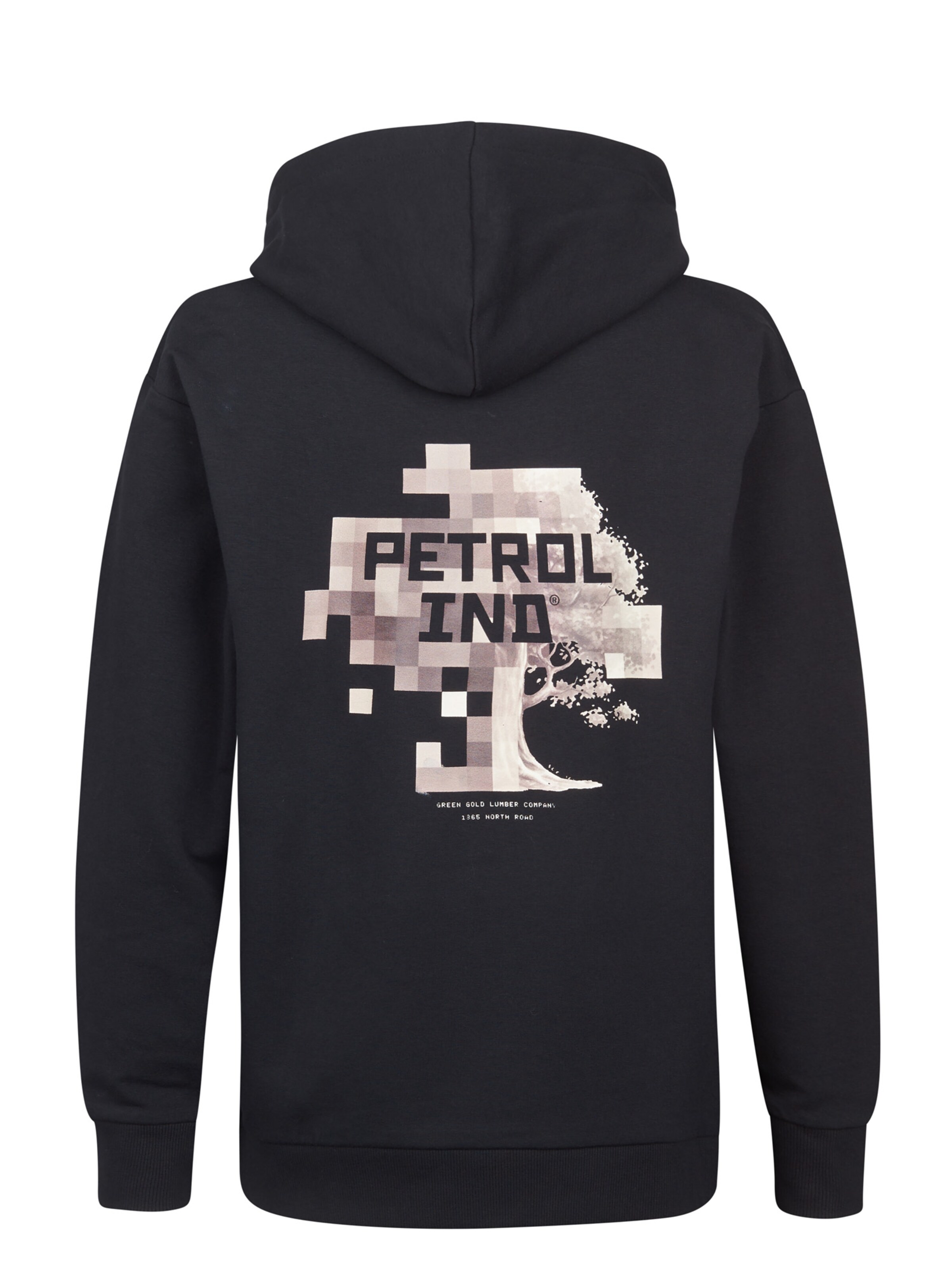 Petrol Industries Sweatshirt 'Puget' in Black