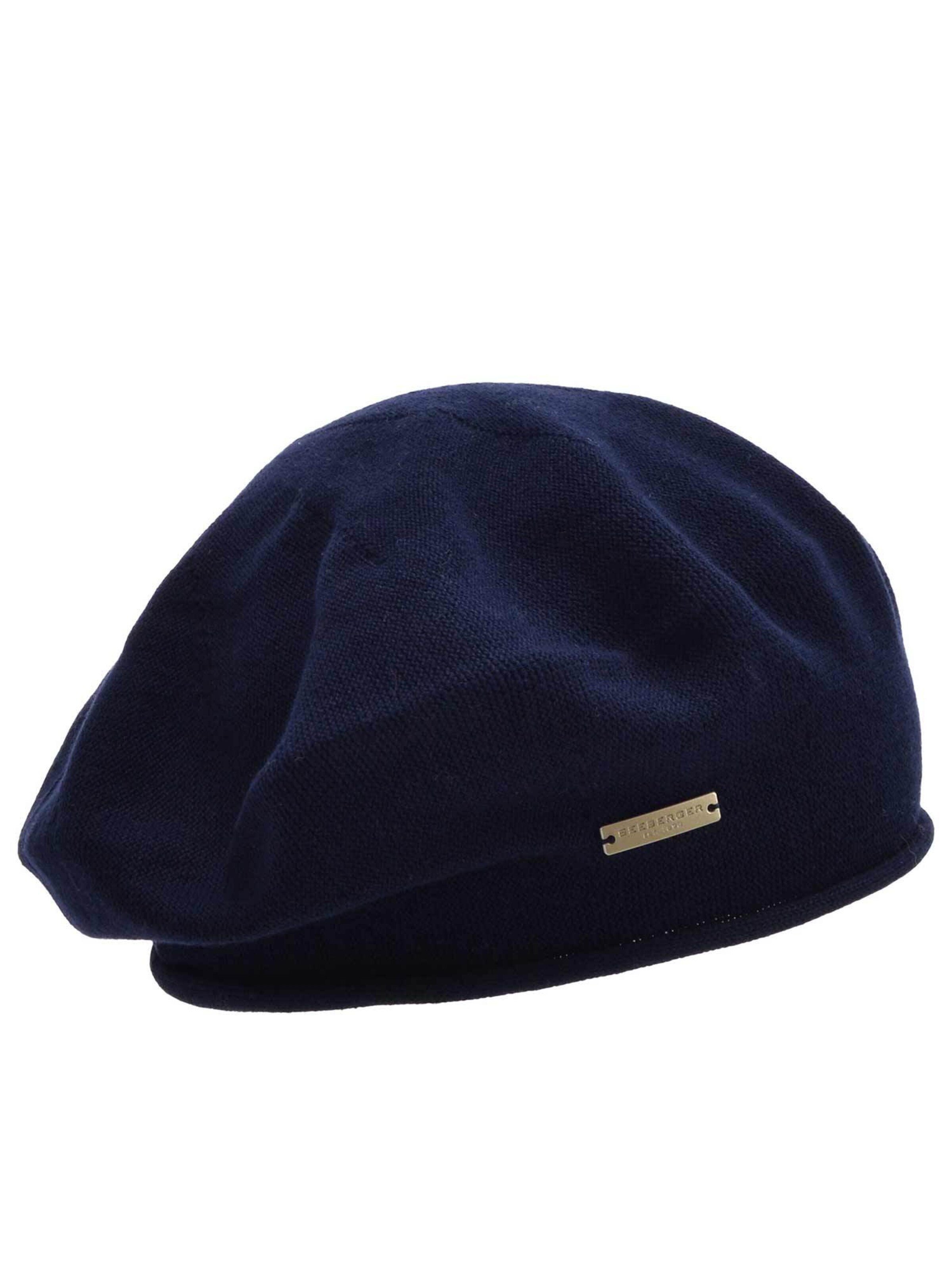 Seeberger Mütze 'Mütze'‌‌‌‌‌‌‌ in Blau: Vorderseite