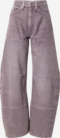 Monki Baggy Farkut värissä lila: etupuoli